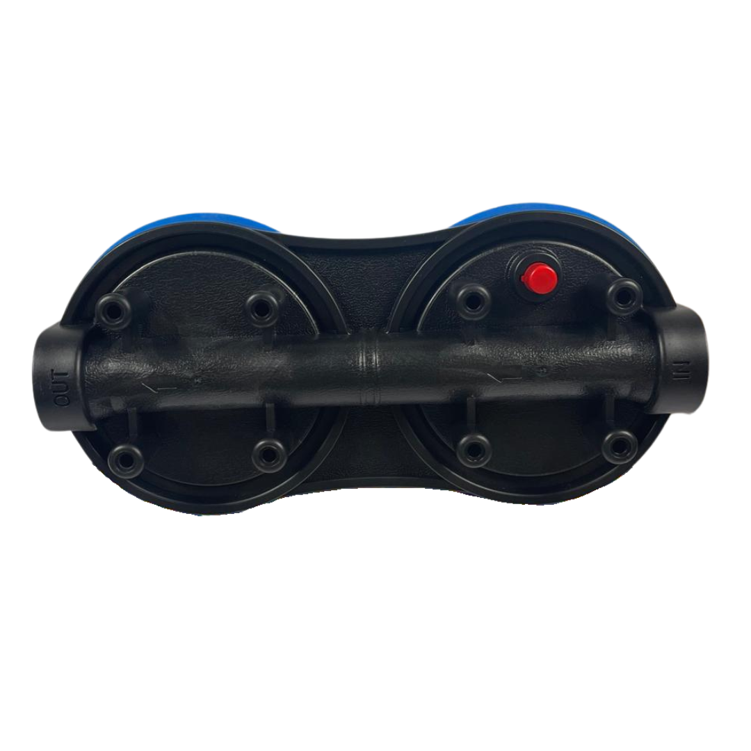 20" 2-Stage Big Blue Water Filter Housing Set