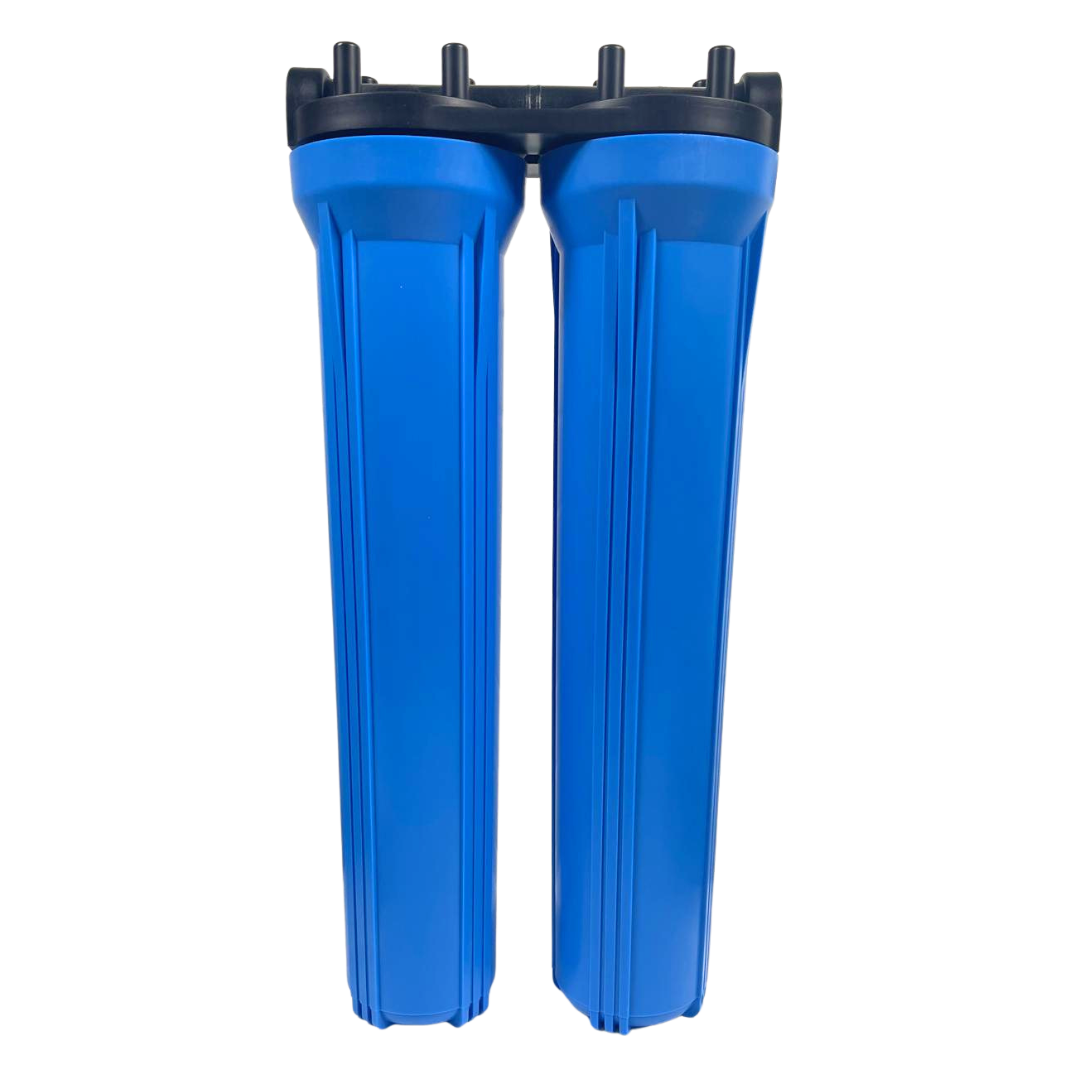 20" 2-Stage Big Blue Water Filter Housing Set