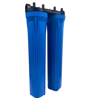 20" 2-Stage Big Blue Water Filter Housing Set