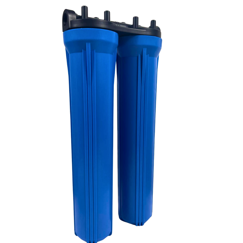 20" 2-Stage Big Blue Water Filter Housing Set