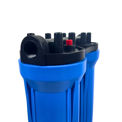 20" 2-Stage Big Blue Water Filter Housing Set