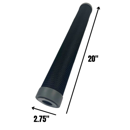 20" × 2.75" Coconut Shell Carbon Filter Cartridge