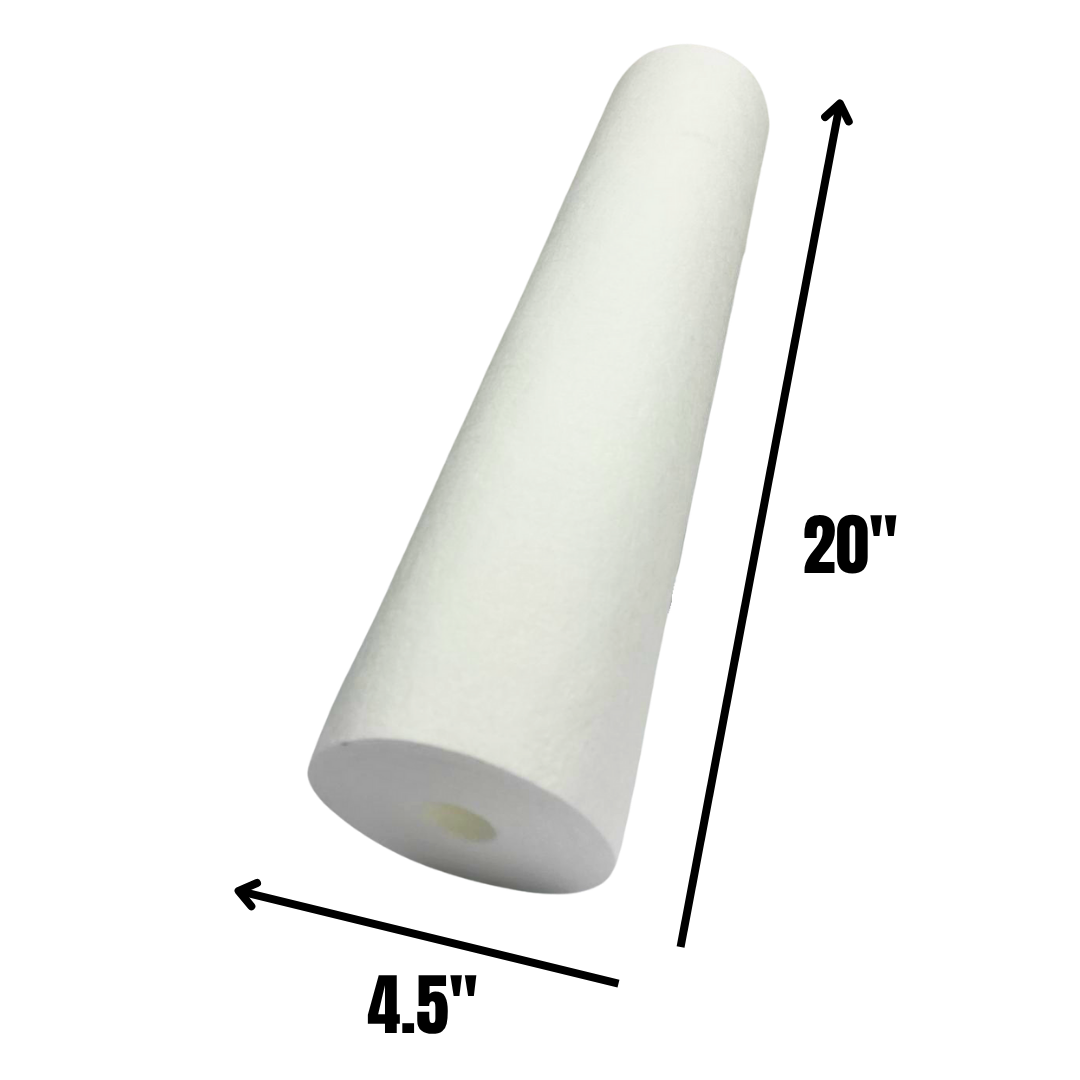 20" × 4.5" Jumbo 5 Micron Polypropylene Sediment Filter Cartridge