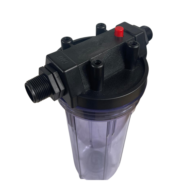 10" Water Filter Housing Kit – Fits 10" x 2.75" Cartridges, ¾" BSP + Hose Connectors