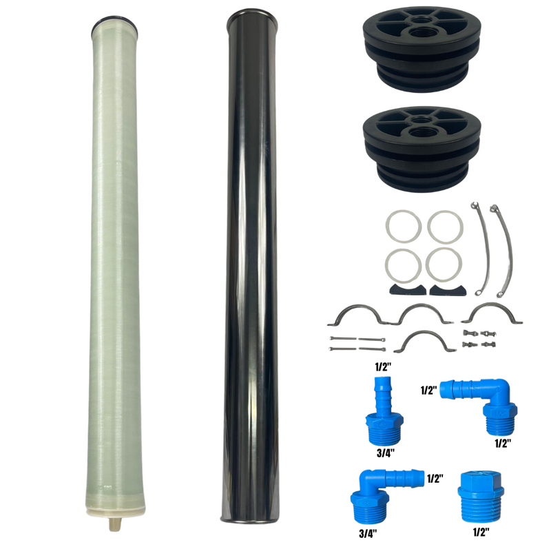 4040 Reverse Osmosis (RO) Membrane & Housing Kit